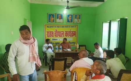 एसडीएम ने राहत चौपाल में सुनी समस्या