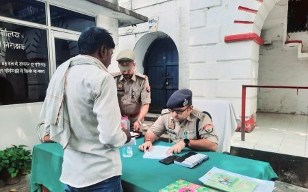 एसपी ने सुनी कोतवाली में फरियाद, नए कोतवाली परिसर का किया निरीक्षण