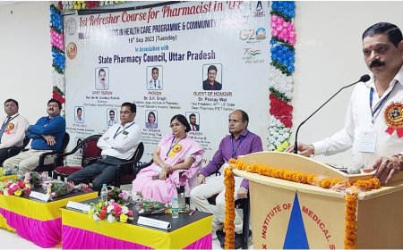 फार्मेसी काउंसिल द्वारा रजिस्टर्ड फार्मासिस्ट के लिए एपेक्स फार्मेसी इंस्टीट्यूट में आयोजित हुआ प्रथम रिफ्रेशर कोर्स
