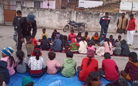 आर एस एस ने किया सहभोज का आयोजन