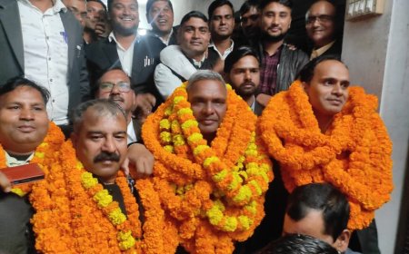 अनमोल अध्यक्ष, अमरनाथ वरि0 उपाध्यक्ष व अजय महामंत्री निर्वाचित